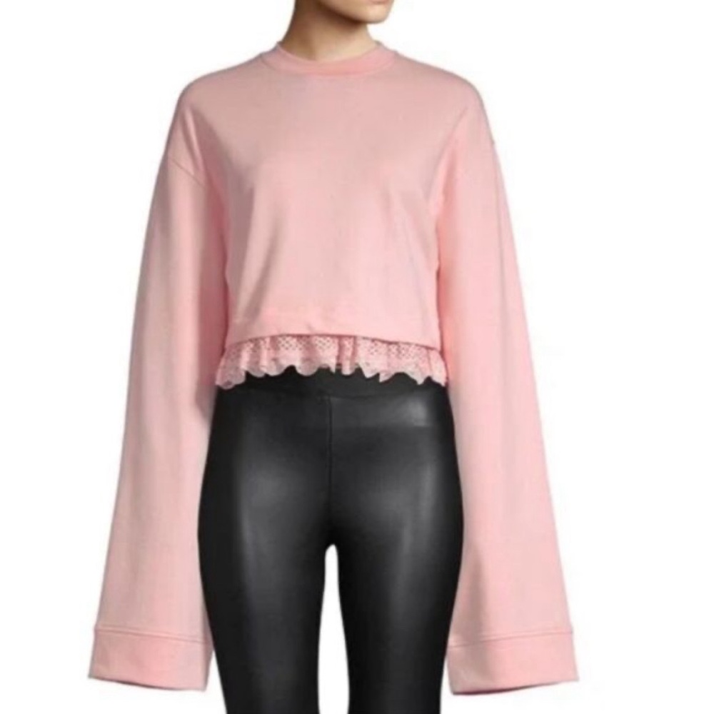 NWT Puma/ Fenty by Rihanna Cropped Sweatshirt w/ Bell Sleeves- L